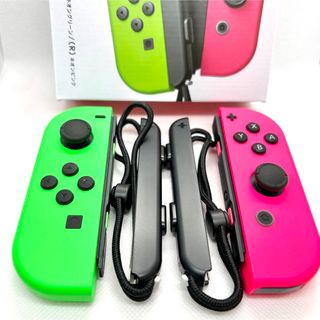 新品純正品Switch Joy-Con(L) ネオングリーン(R) ネオンピンク(その他)