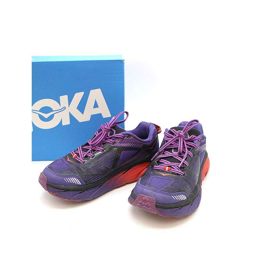 HOKA ONE ONE ホカ オネオネ CHALLENGER ATR 3 トレイルランニングシューズ パープル 23cm レディースの靴/シューズ(スニーカー)の商品写真