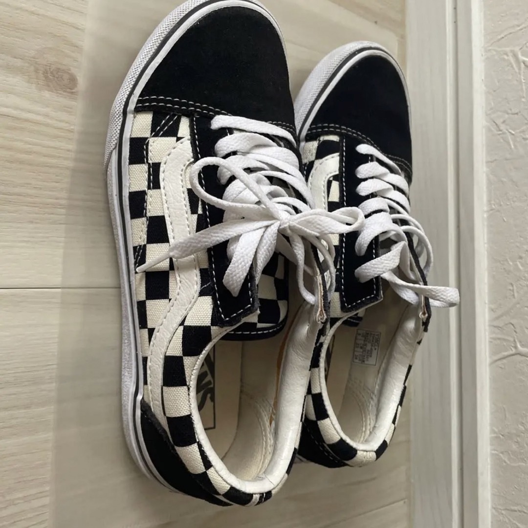 【VANS】オールドスクール チェッカー 24.5cm