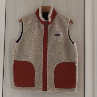 PATAGONIA パタゴニア 14AW KIDS Retro-X Vest レトロXフリースベスト 65618 M COCR(RED/NAVY) ボア トップス【PATAGONIA】