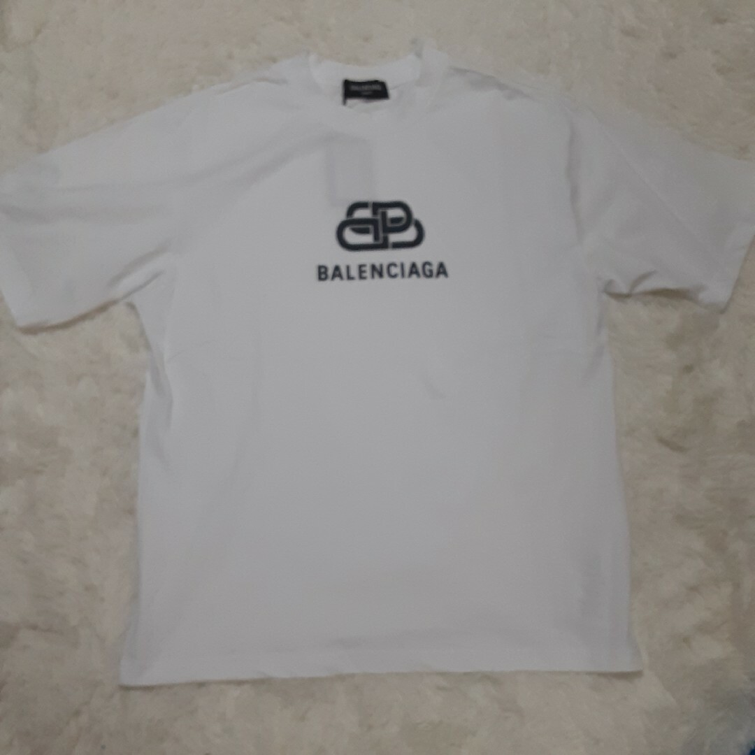 Tシャツ/カットソー(半袖/袖なし)新品タグ付き　BALENCIAGA BBロゴ　Tシャツ