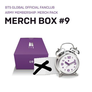BTS MERCH BOX #9 目覚まし時計