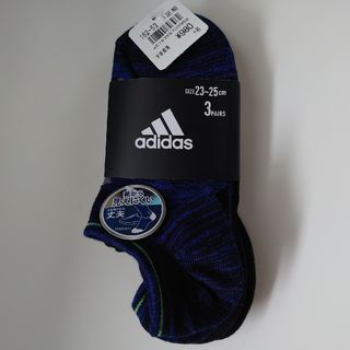 アディダス(adidas)のadidas 靴下 23〜25cm ３足セット 新品未使用(靴下/タイツ)