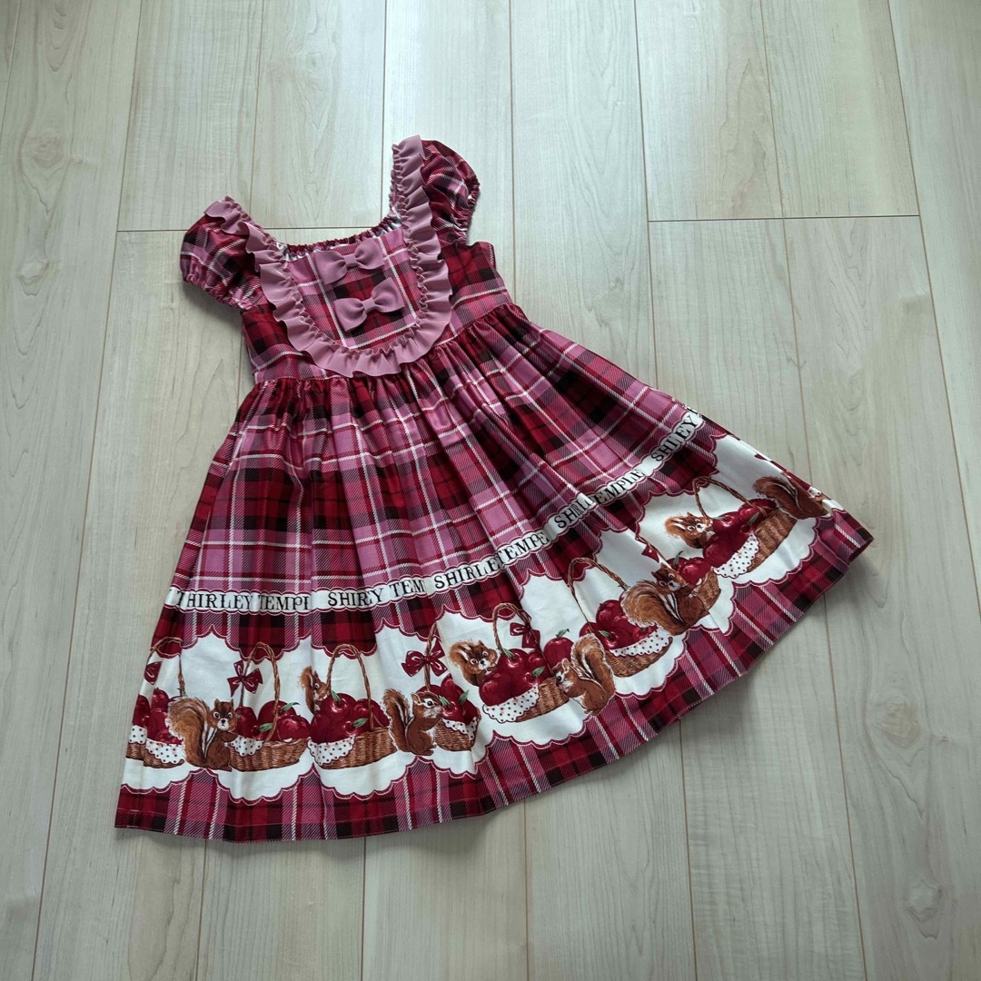 Shirley Temple(シャーリーテンプル)の未使用  Shirley Temple  OP  130 キッズ/ベビー/マタニティのキッズ服女の子用(90cm~)(ワンピース)の商品写真