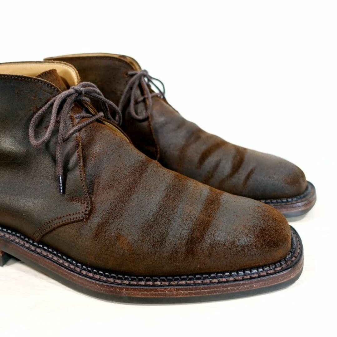 371.CROCKETT&JONES TETBURY チャッカブーツ　7E