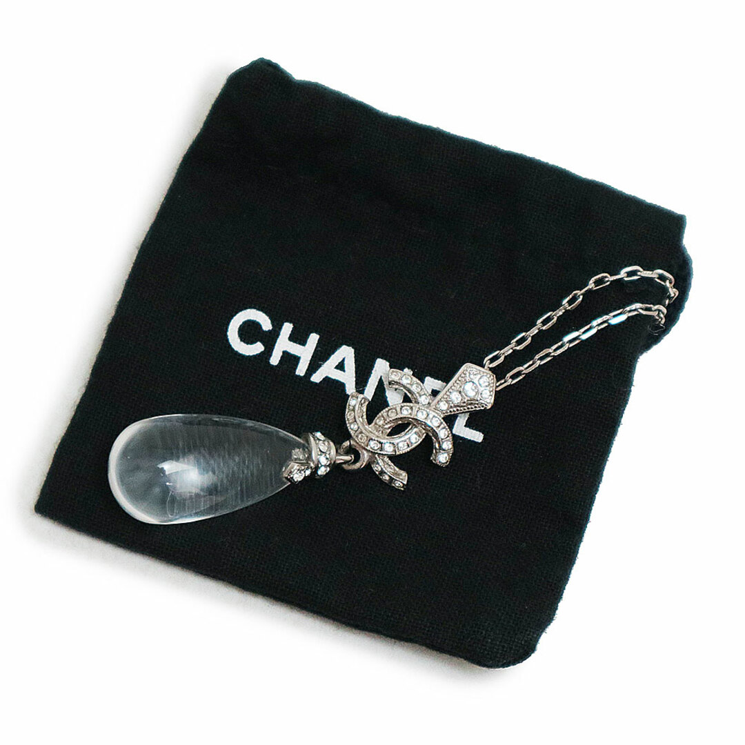 CHANEL - シャネル ラインストーン ココマーク ティアドロップ