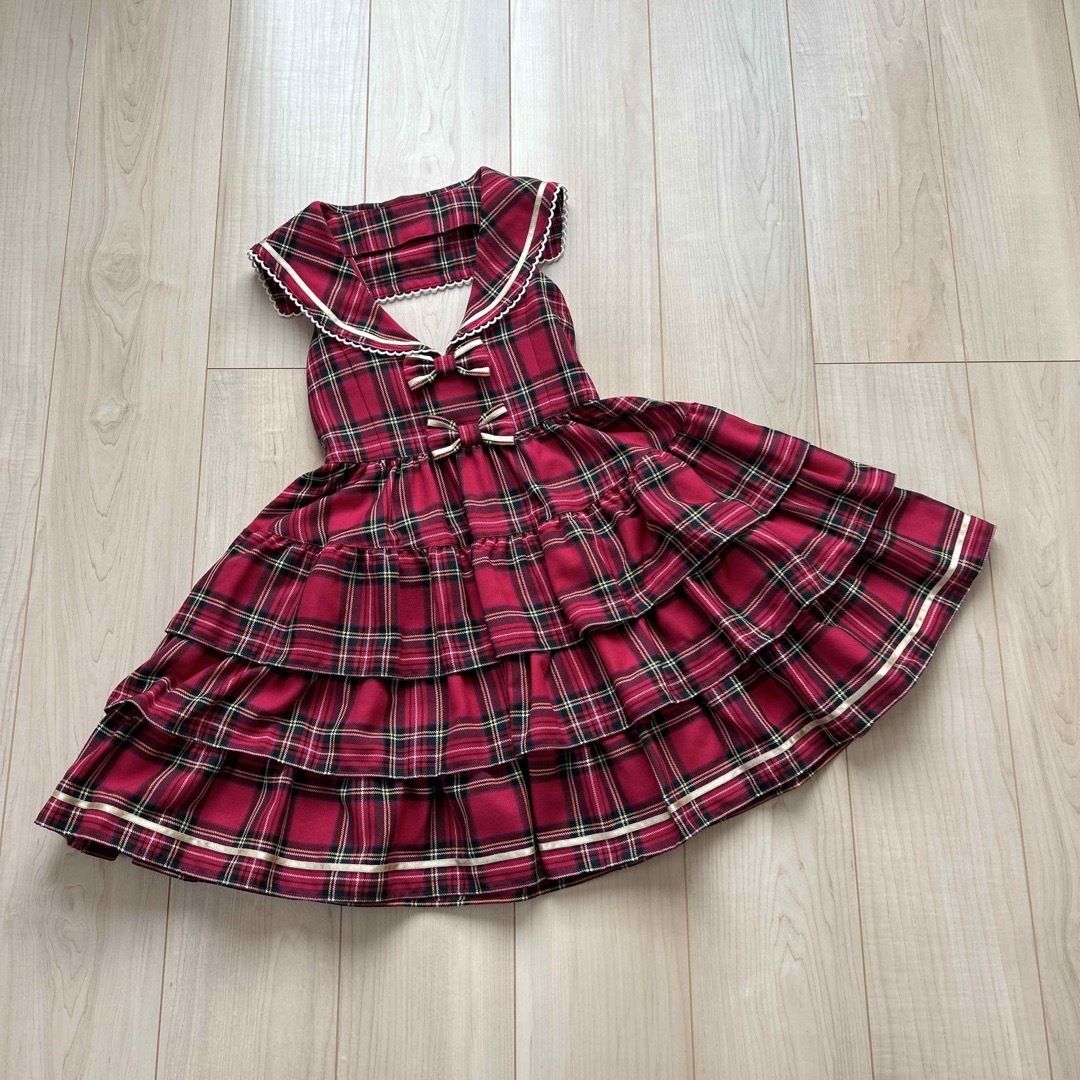 Shirley Temple(シャーリーテンプル)のShirley Temple  JSK  130 キッズ/ベビー/マタニティのキッズ服女の子用(90cm~)(ワンピース)の商品写真