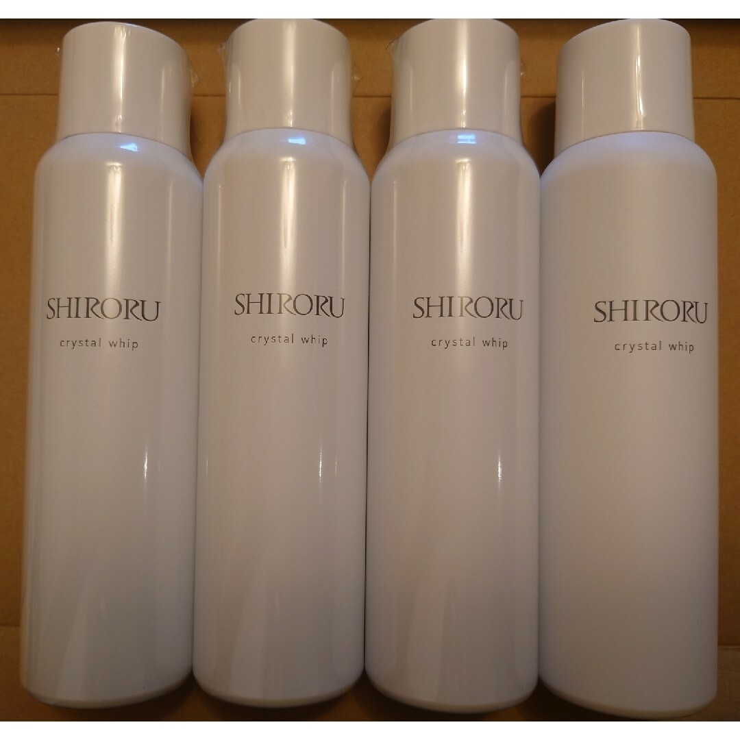 【専用】SHIRORU クリスタルホイップ洗顔料120g　4本セット　オマケ付き コスメ/美容のスキンケア/基礎化粧品(洗顔料)の商品写真
