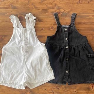 ザラキッズ(ZARA KIDS)のザラキッズ　ワンピース　サロペットセット売り(ワンピース)