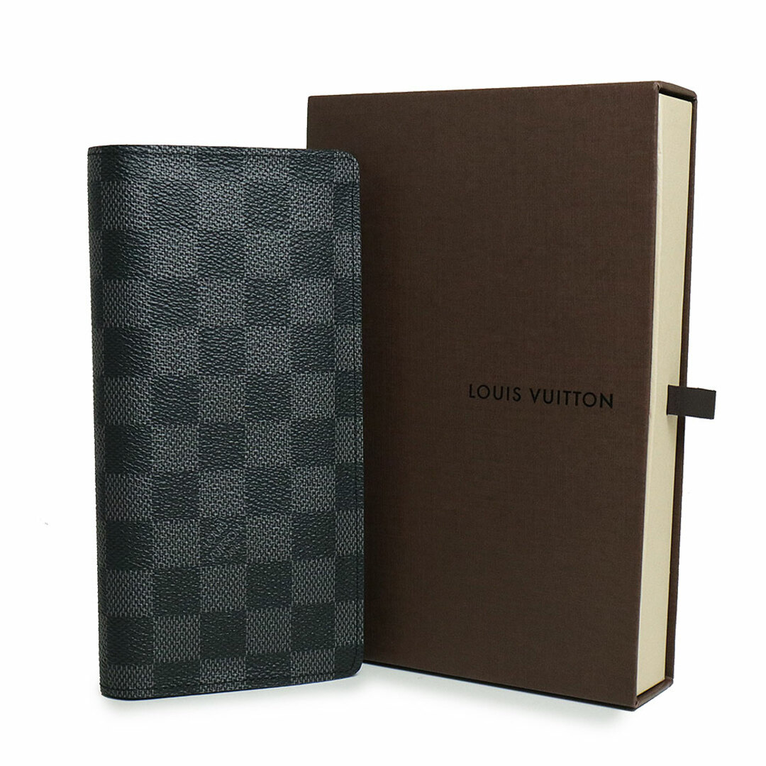 LOUIS VUITTON ルイヴィトン グラフィット ポルトフォイユ ブラザ 二つ折り 長財布 N62665 ブラック by