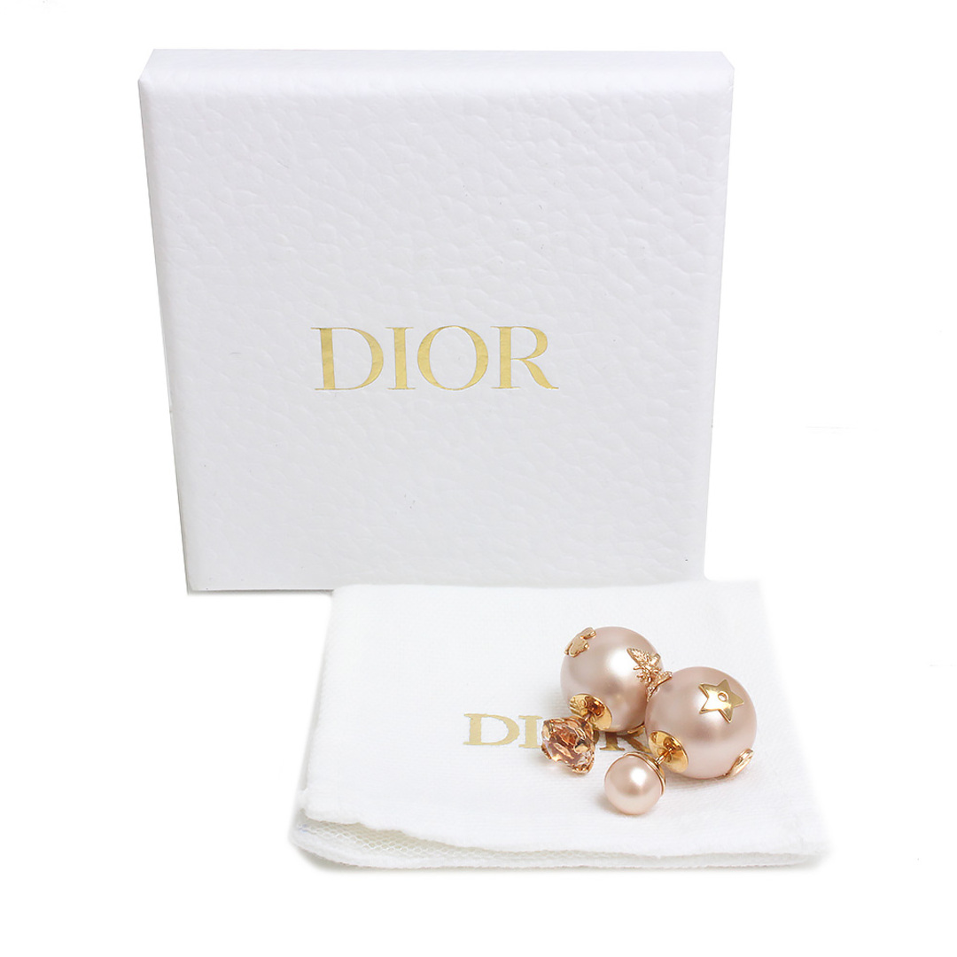 クリスチャンディオール パール トライバル ピアス ピンク E0665TRICY 箱付 Christian Dior（新品・未使用品）