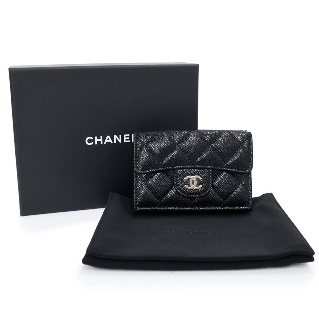 CHANEL マトラッセ　スモールフラップウォレット ゴールド