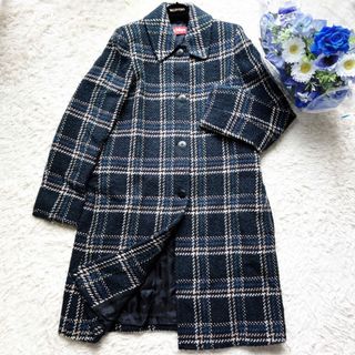 Max Mara  マックスマーラ ツイード ワンピース モヘヤ アルパカ　茶