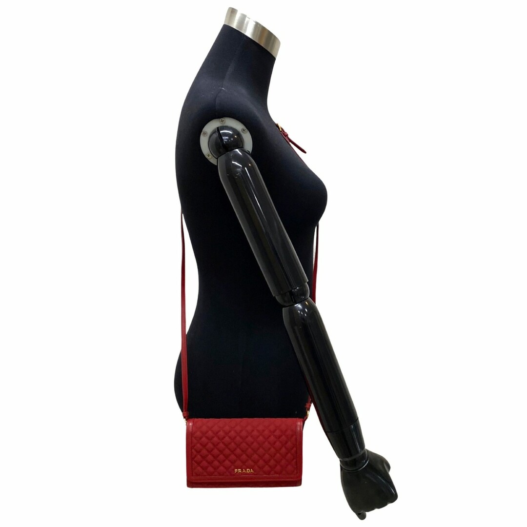 PRADA - 極 美品 保存箱 カード付 PRADA プラダ ロゴ キルティング