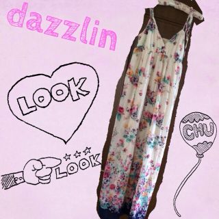 ダズリン(dazzlin)のdazzlin花柄マキシワンピ♡(ロングワンピース/マキシワンピース)