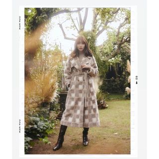 Her lip to - herlipto Fleur Shearling Boa Coatの通販｜ラクマ