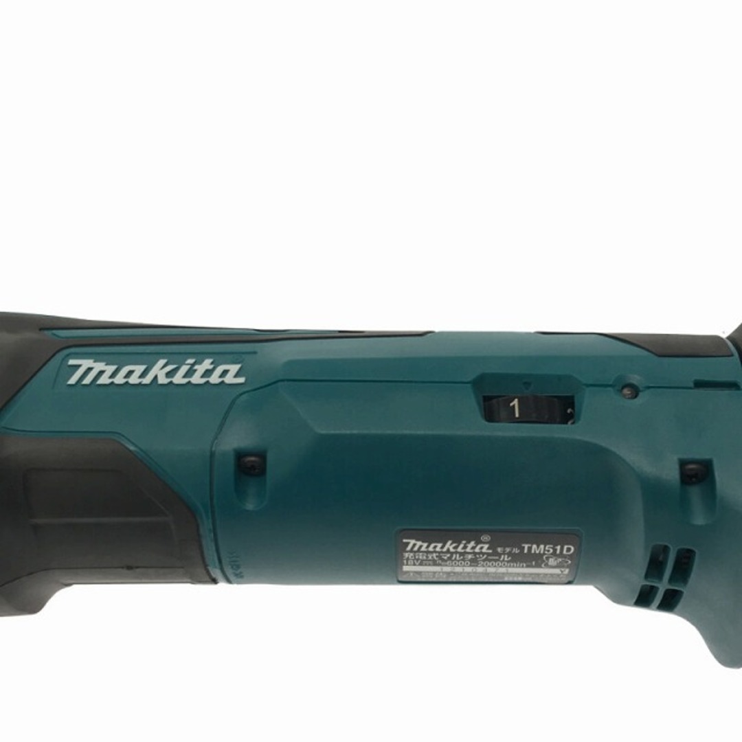 ☆比較的綺麗☆makita マキタ 18V 充電式マルチツール TM51D 充電器(DC18RF) ケース付 コードレス カットソー 研削 切削 78972