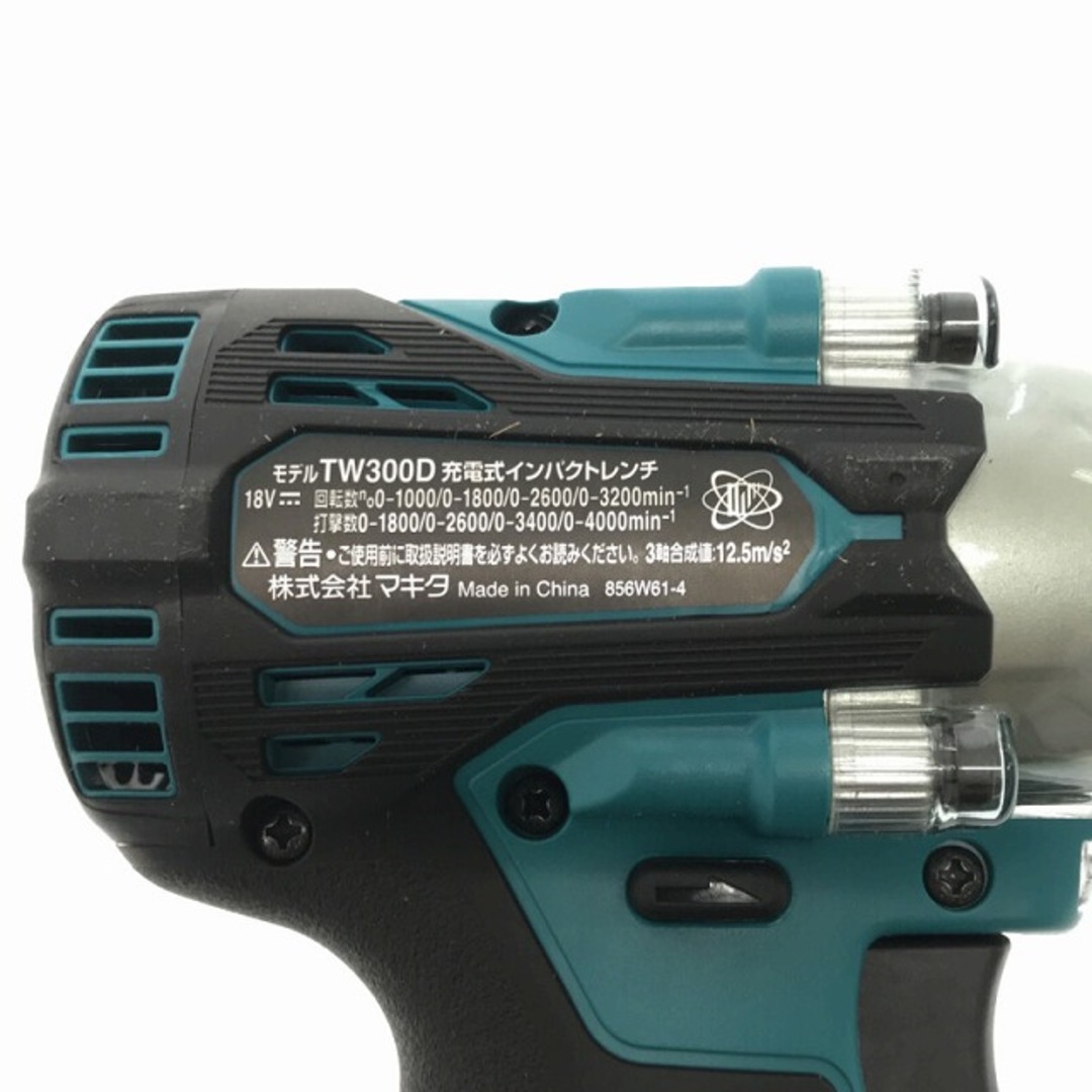 ☆未使用品☆ makita マキタ 18V 充電式インパクトレンチ TW300DZ 青/ブルー 本体のみ 電動工具 締め付け 78982