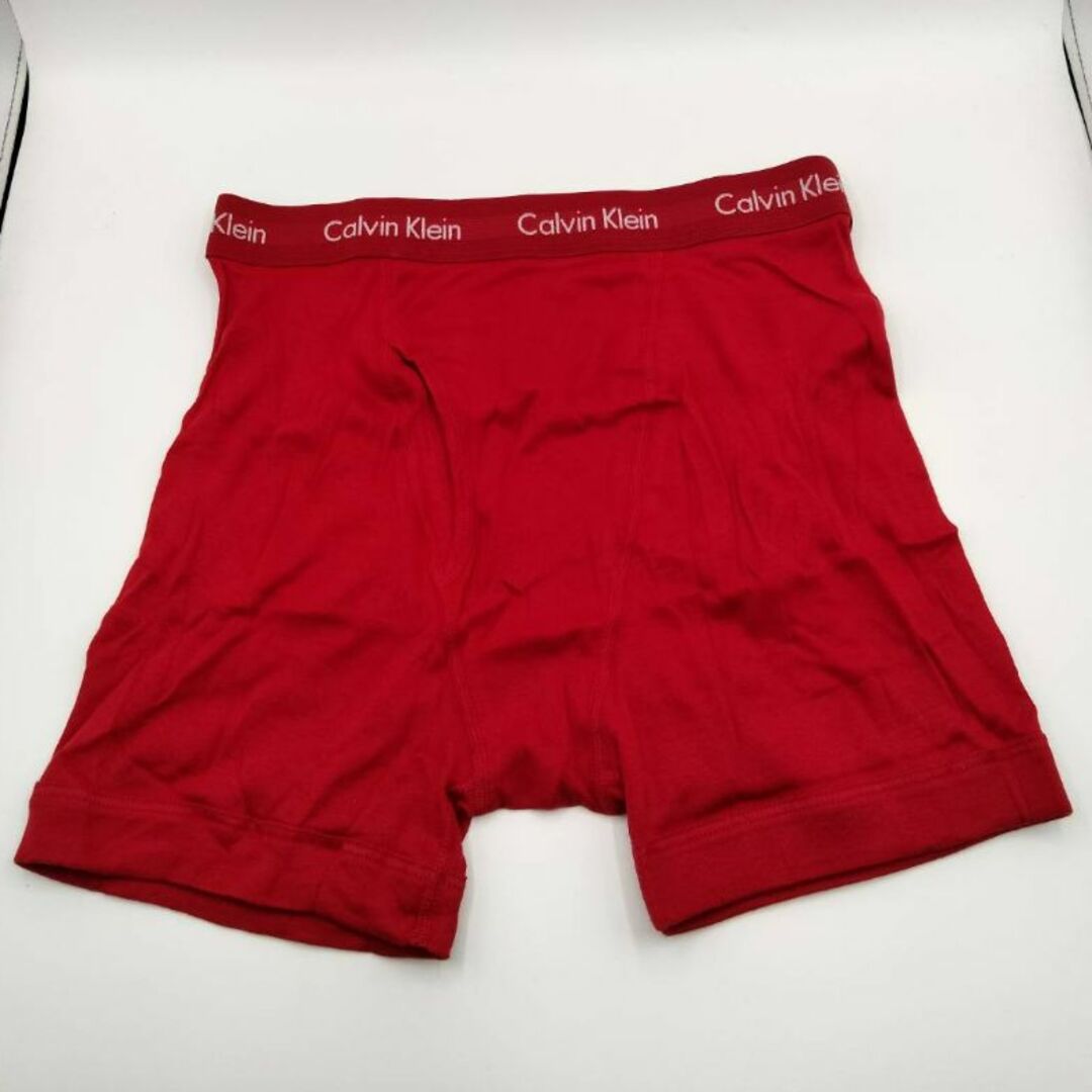 Calvin Klein(カルバンクライン)の【Sサイズ】カルバンクライン ボクサーブリーフ レッド 1枚 メンズのアンダーウェア(ボクサーパンツ)の商品写真