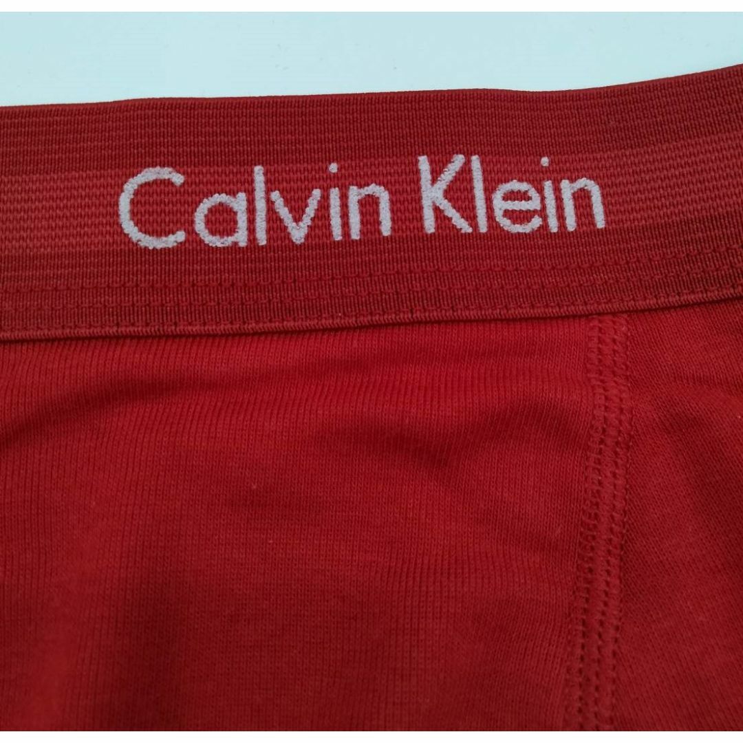 Calvin Klein(カルバンクライン)の【Sサイズ】カルバンクライン ボクサーブリーフ レッド 1枚 メンズのアンダーウェア(ボクサーパンツ)の商品写真