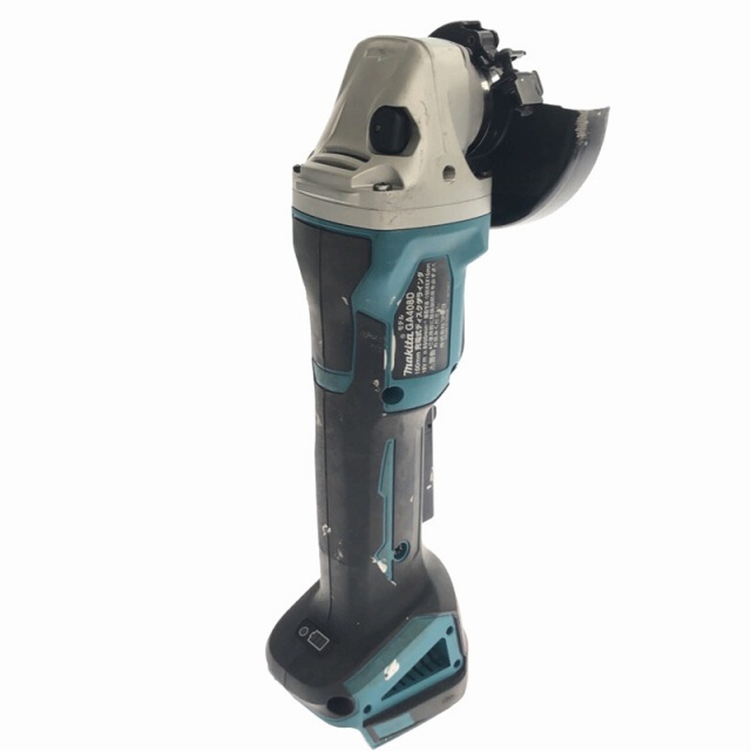 ☆中古品☆makita マキタ 18V 100mm 充電式ディスクグラインダ GA408D 本体のみ 研磨 切削 79021