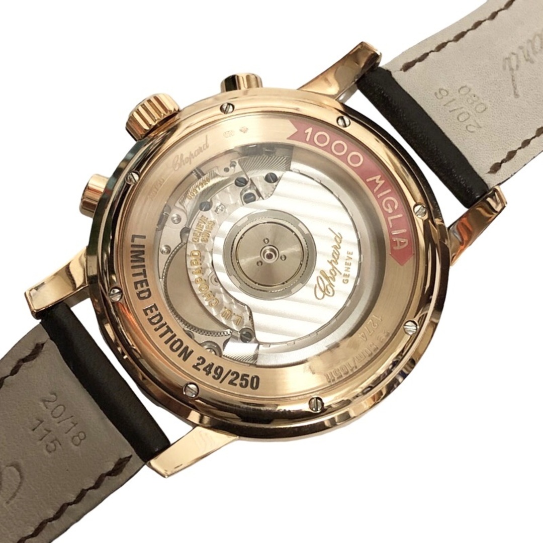 ☆訳あり★箱・保証書付き【Chopard】ショパール ミッレミリア2012 GMT クロノグラフ 168550-3001 限定2012本 デイト 自動巻き メンズ【ev20】