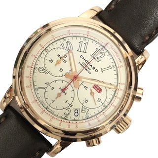 ショパール(Chopard)のショパール Chopard ミッレミリア クロノグラフ 世界250本限定 161274-5006 アイボリー K18ピンクゴールド 自動巻き メンズ 腕時計(その他)