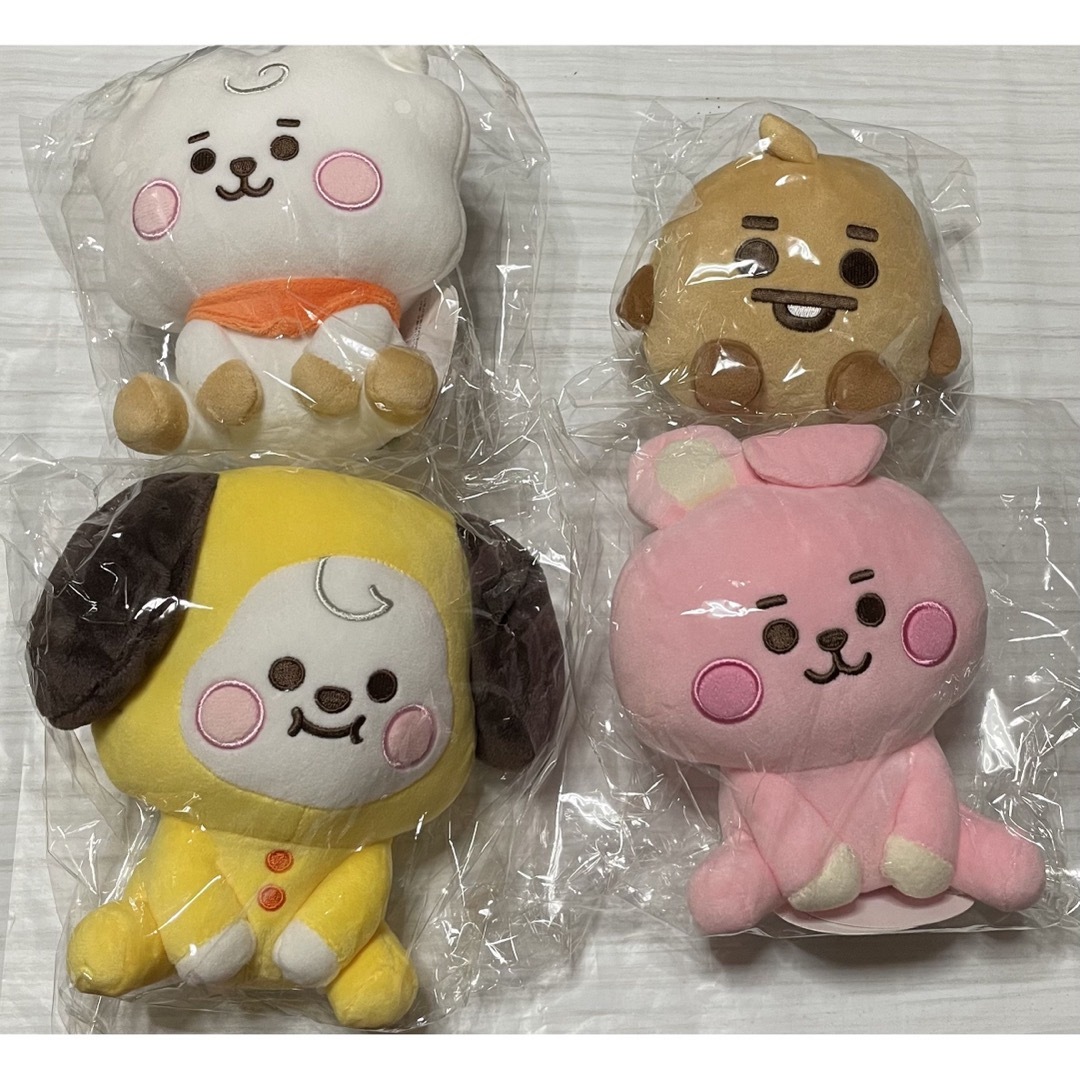 BT21ベビーベーシックぬいぐるみRJ SHOOKY CHIMMY COOKY