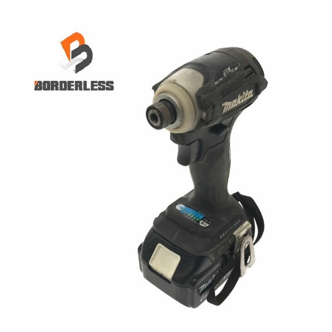 ☆品☆makita マキタ 18V 充電式インパクトドライバー TD172D 黒/ブラック バッテリー1個(18V 6.0Ah) 79185