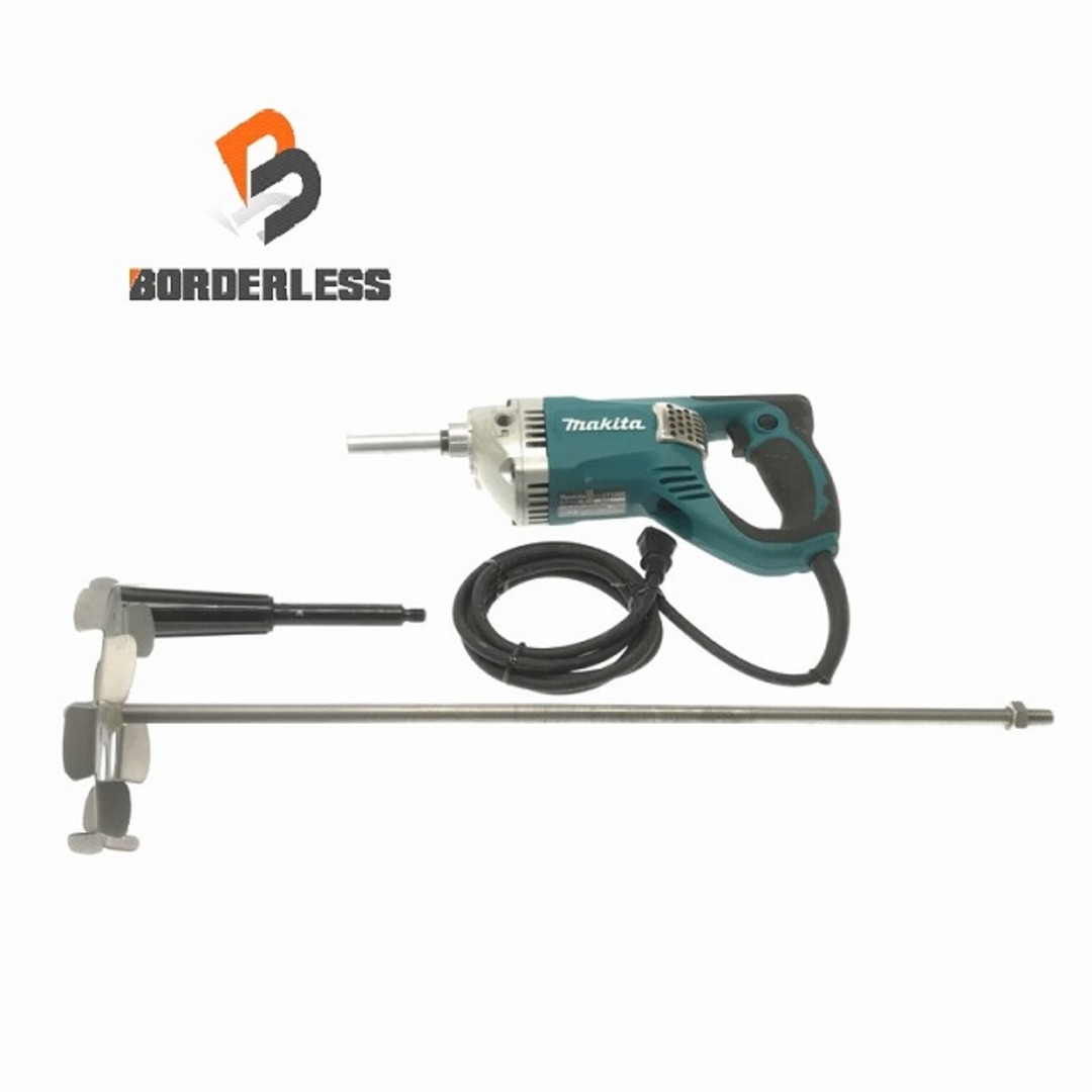 ☆品☆makita マキタ 100V カクハン機 UT1305 シャフト＋パドル付 コード式 かくはん機 攪拌機 ミキサー 79201