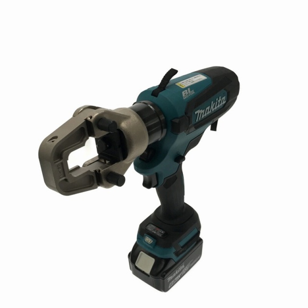 ☆極美品☆makita マキタ 18V 充電式圧着機 TC300DRG バッテリー1個(6.0Ah) 充電器 ダイス ケース付 コードレス 圧着工具 79214