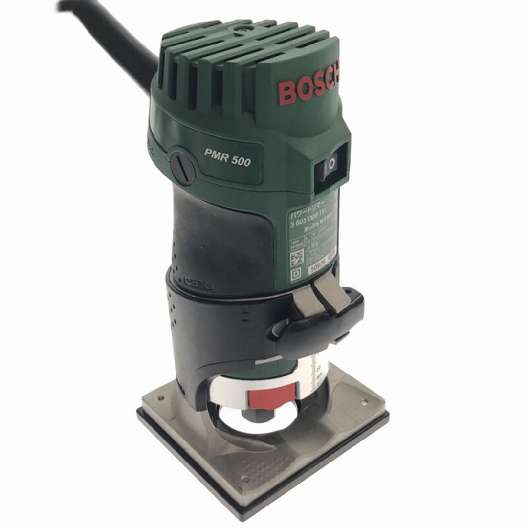 ☆美品☆BOSCH ボッシュ 100V パワートリマー PMR500 ビットおまけ ルーター 木材加工 穴あけ トリミング 電動工具 79333