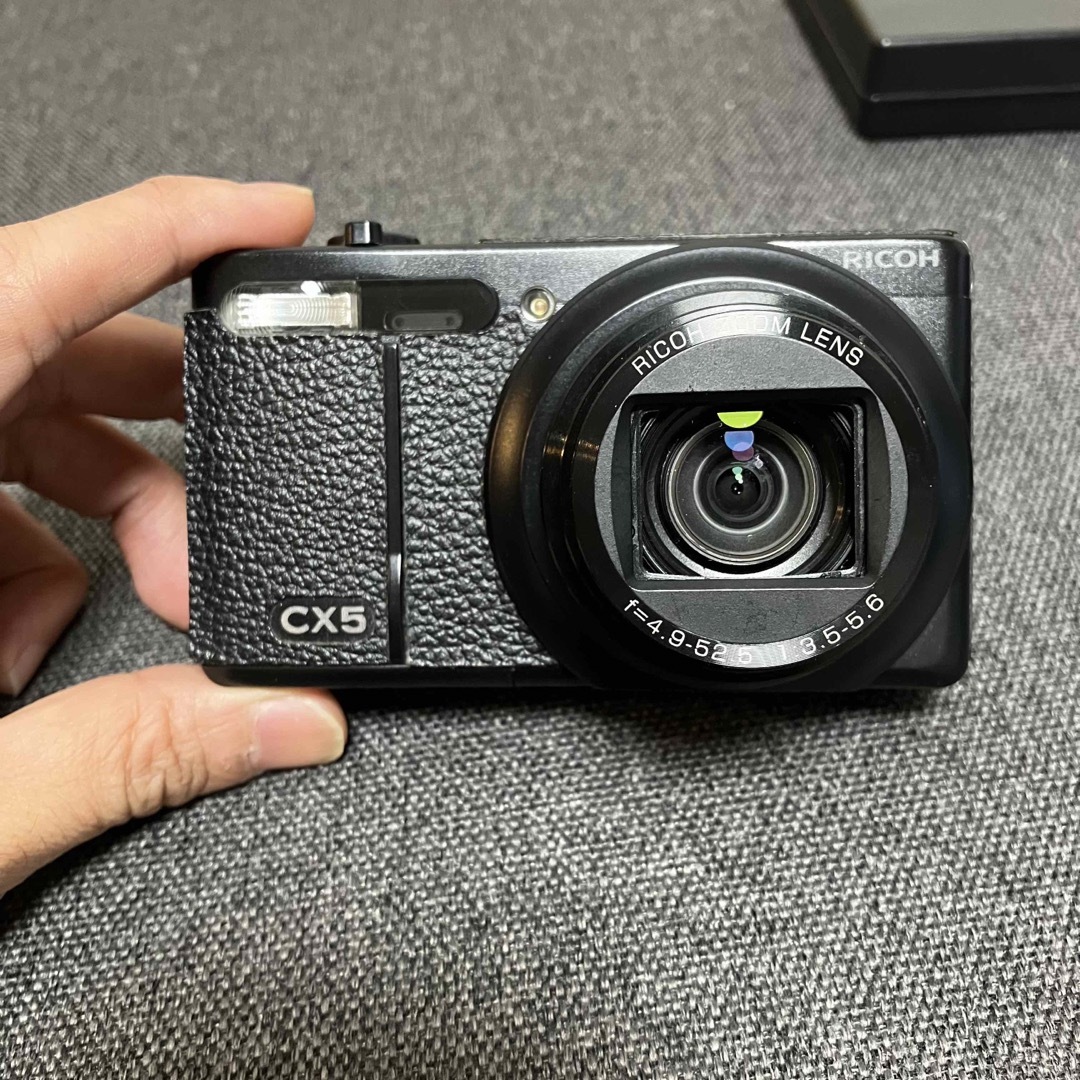 RICOH - 動作確認済 RICOH リコー CX5 デジカメ ブラックの通販 by