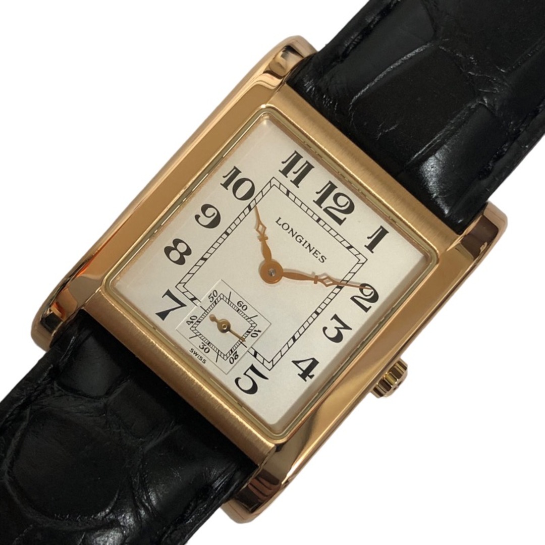 ロンジン LONGINES 1926 L5.673.8.73.2 ブラック　シルバー K18ピンクゴールド K18PG クオーツ レディース 腕時計