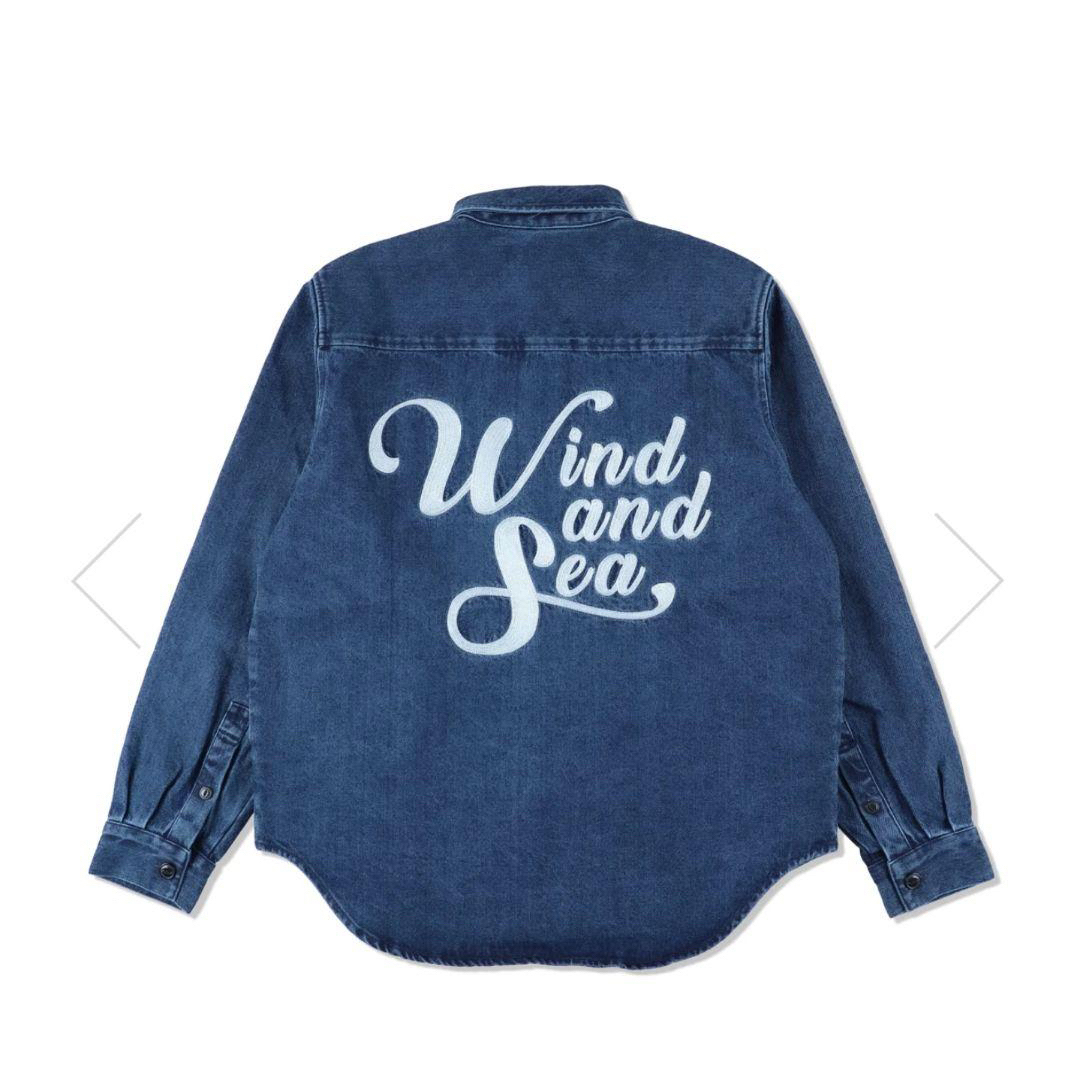 WIND AND SEA(ウィンダンシー)のwind and sea ウィンダンシー デニム ワークシャツ メンズのトップス(シャツ)の商品写真