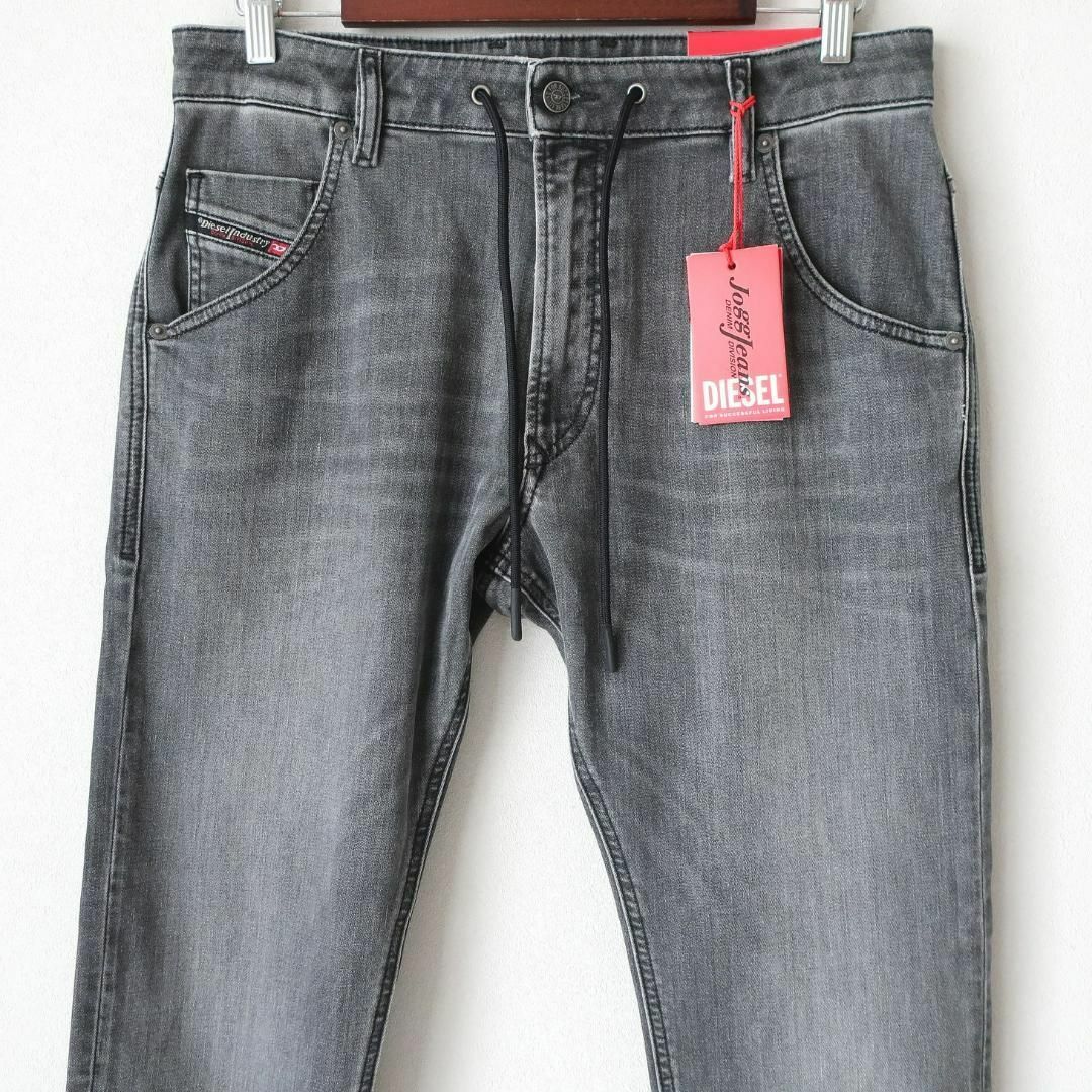 DIESEL - 新品 DIESEL 人気ジョグジーンズ KROOLEY-Y-T 黒 W30 Mの通販