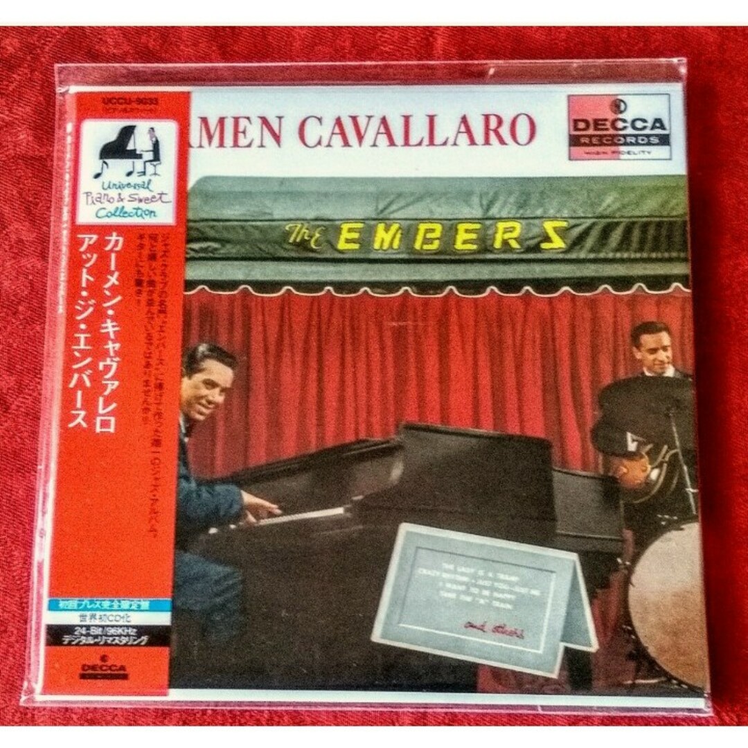 CARMEN CAVALLARO AT THE EMBERS エンタメ/ホビーのCD(ジャズ)の商品写真