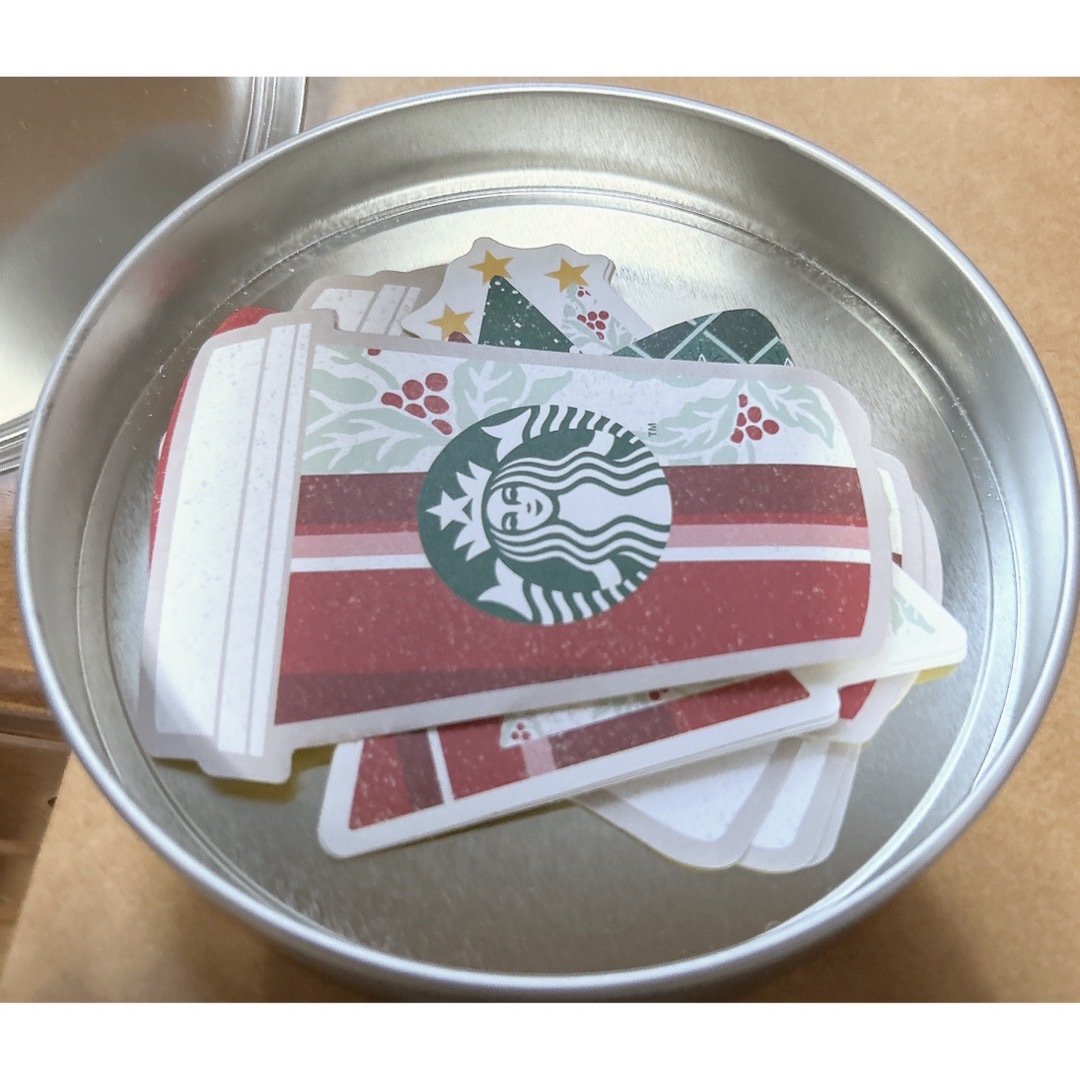 Starbucks Coffee(スターバックスコーヒー)のスターバックス　シール缶 インテリア/住まい/日用品の文房具(シール)の商品写真