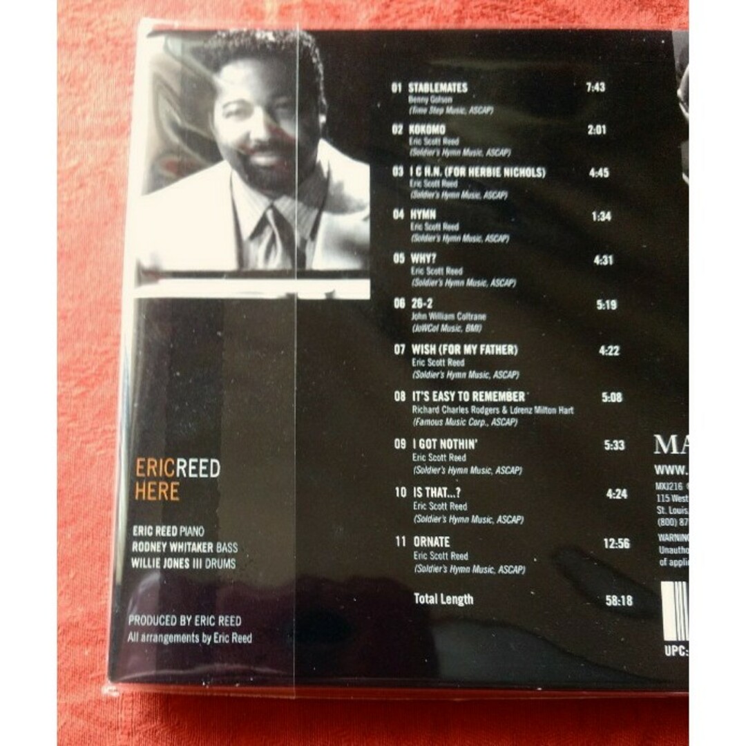 エリック・リード ERIC REED / HERE MAX JAZZ エンタメ/ホビーのCD(ジャズ)の商品写真