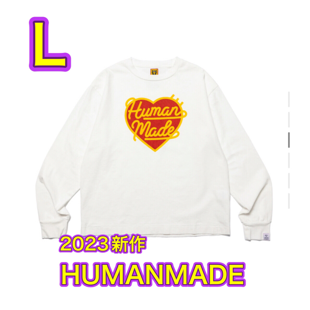 HUMANMADE ヒューマンメイド ロンT ホワイト L | フリマアプリ ラクマ