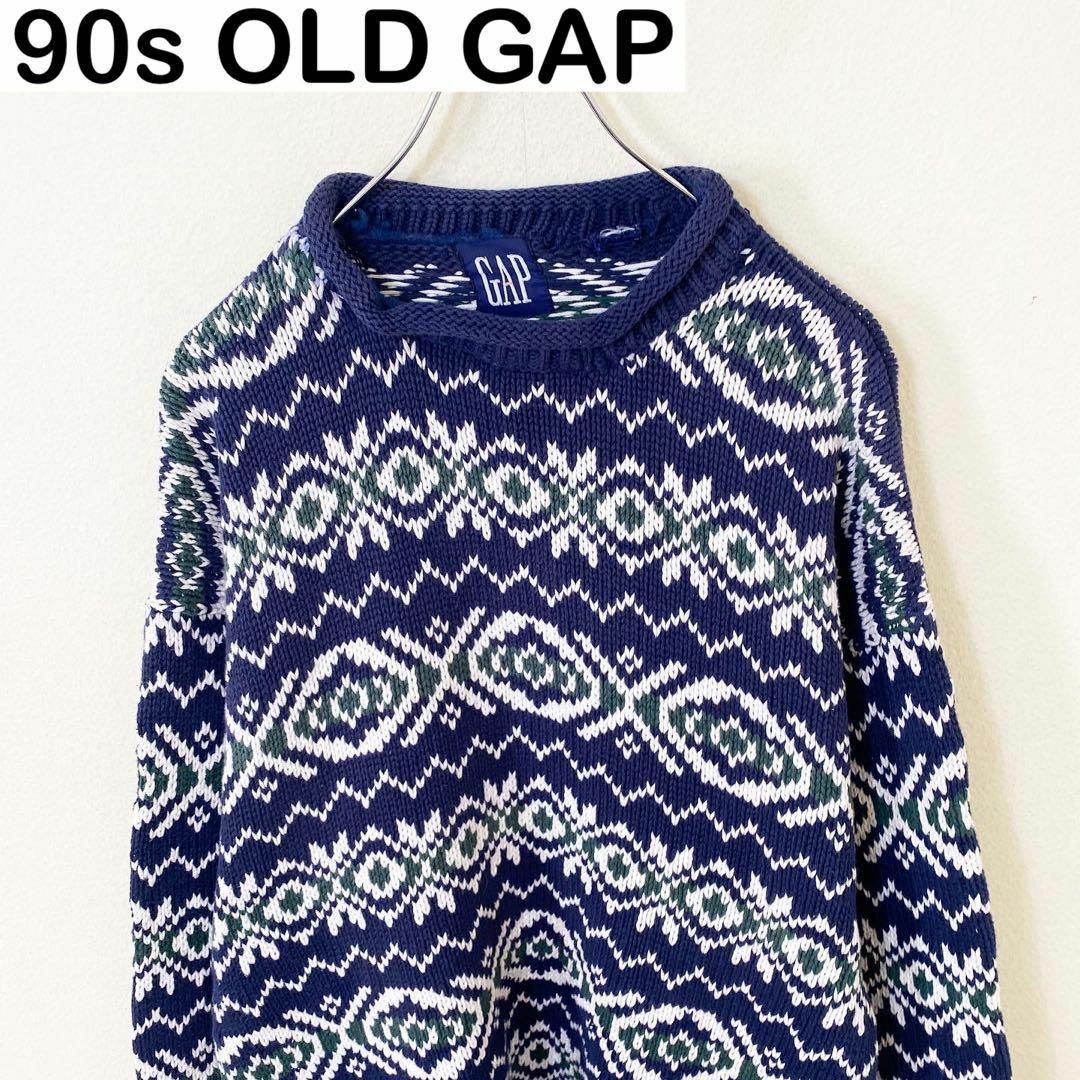 90s OLD GAP オールドギャップ　ロールネック　　ヴィンテージ