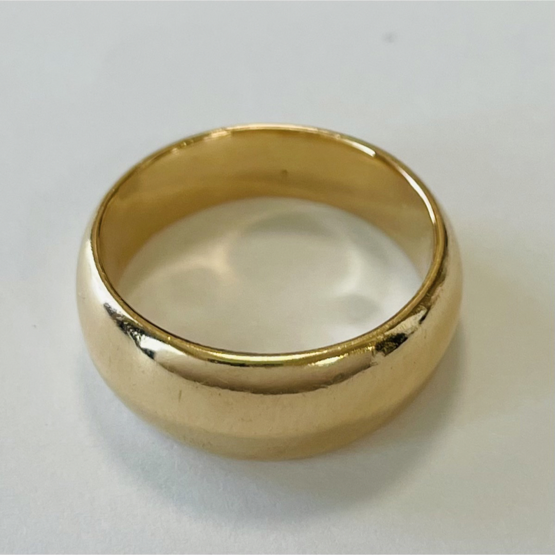 K18 750 ゴールド 金 リング 指輪 かまぼこ 11号 18金 | フリマアプリ ラクマ
