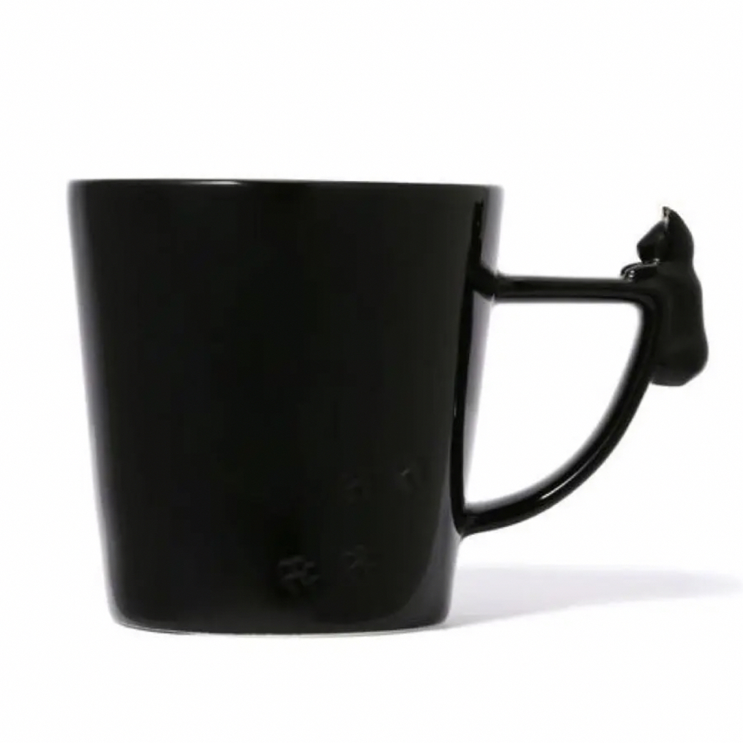 Francfranc(フランフラン)の黒猫　マグカップ　Francfranc キッズ/ベビー/マタニティの授乳/お食事用品(マグカップ)の商品写真