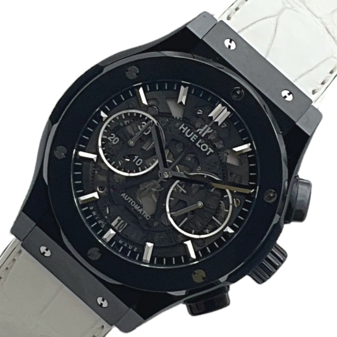 ウブロ HUBLOT クラシックフュージョン アエロフュージョン ブラックマジック 525.CM.0170.LR ブラック セラミック メンズ 腕時計