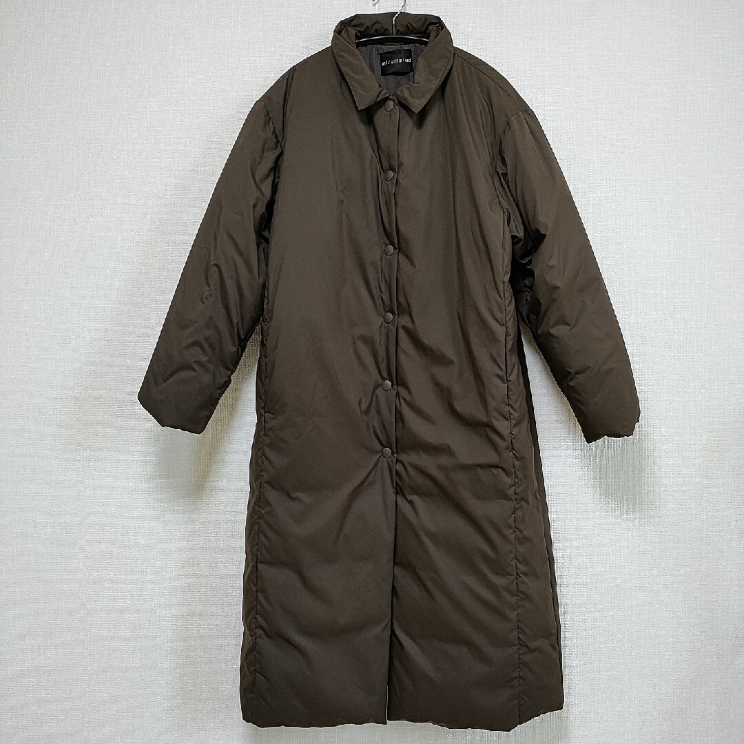 mizuiro ind - mizuiroind*ロングダウンコート*ダークブラウンの通販