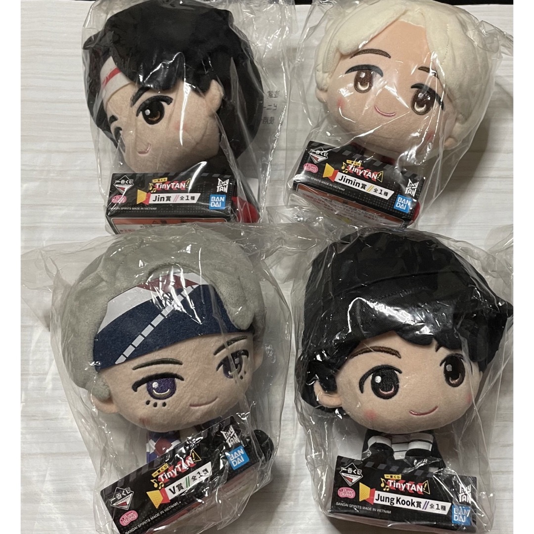 タイニータンMICdrop一番くじぬいぐるみ ジンジミンテテグク | フリマアプリ ラクマ TinyTAN タイニータン ぬいぐるみ ジン ジミン グク テテ