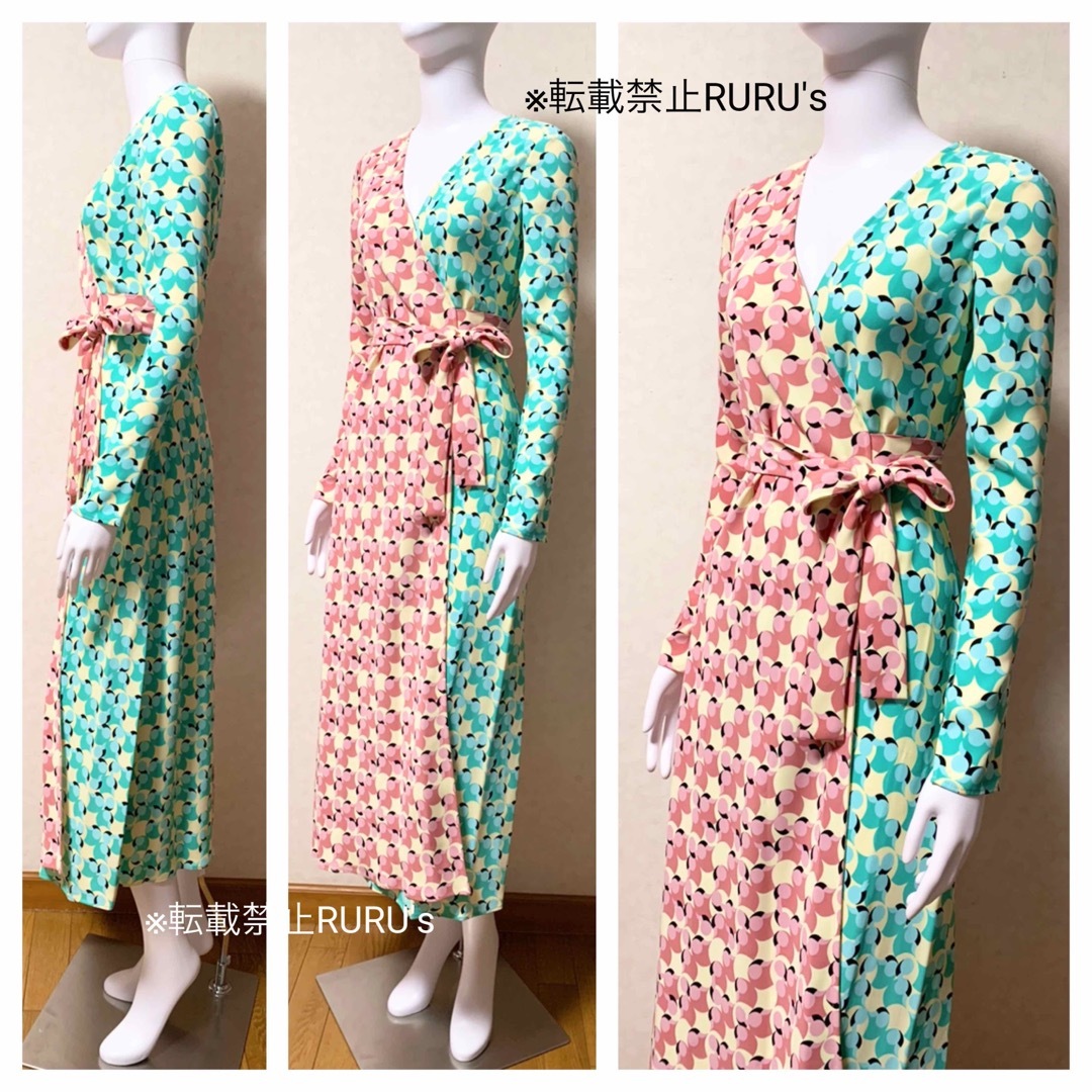 ダイアンフォンファステンバーグ DVF ラップドレス- ダイアンフォンファステンバーグ DVF ラップドレス-