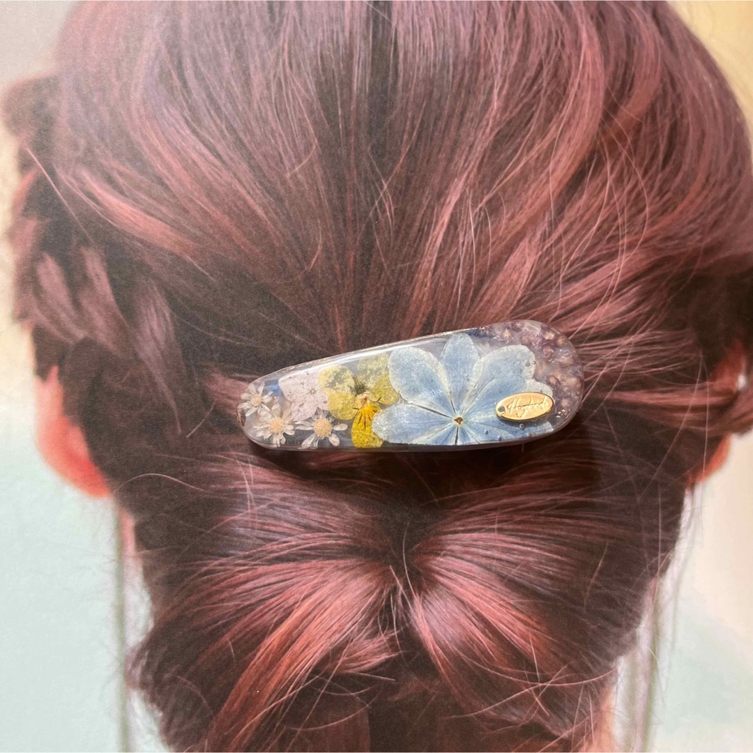☆No.163☆ハンドメイド レジンヘアクリップ