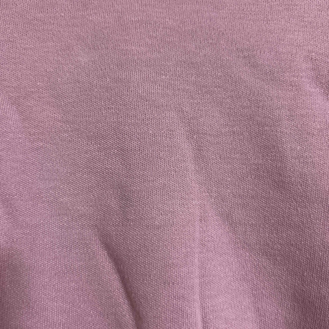 大きいサイズ  ハイネック  Tシャツ  ピンク レディースのトップス(カットソー(長袖/七分))の商品写真