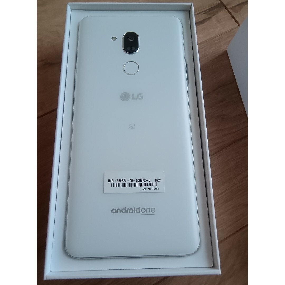 LG電子 Android One X5 ミスティックホワイト Y!Mobile標準SIMカラー